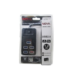 هاب USB مدل NOVA X800 طول کابل 1.2 متر