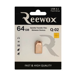 فلش 64 گیگ USB3.1 Reewox مدل Q-02 گارانتی لوتوس