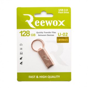 فلش 128 گیگ USB2.0 Reewox مدل U-02 گارانتی لوتوس