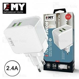 شارژر دیواری EMY مدل MY-A203 به همراه کابل میکرو