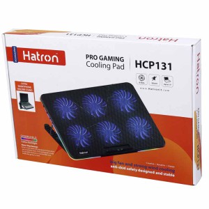 فن خنک کننده لپتاپ (کول پد) هاترون مدل HCP131 گارانتی تا برج 2 سال 1404