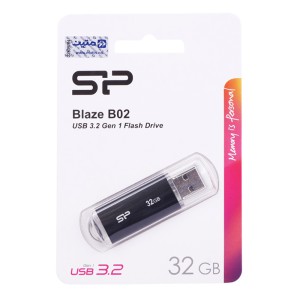 فلش 32 گیگ USB3.2 سیلیکون پاور مدل B02 گارانتی مادام متین