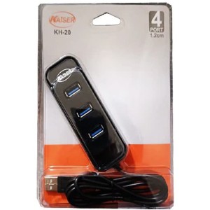 هاب 4 پورت KAISER مدل KH-20 (USB3)