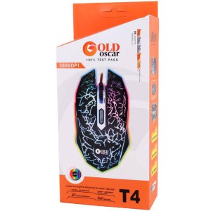 موس باسیم گیمینگ GOLD OSCAR مدل T4